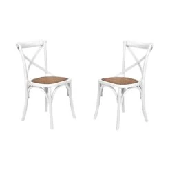 Butlers 27 Stuhl 2er-Set Weiß CROSS COUNTRY In Weiß