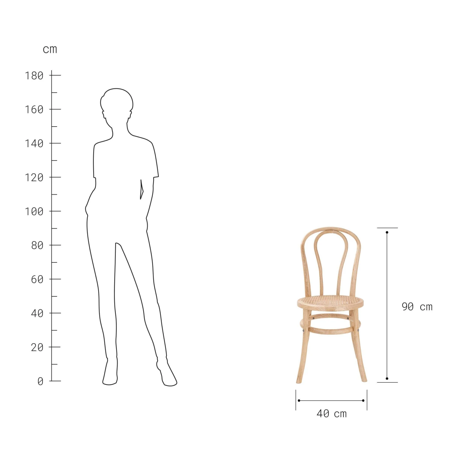 Stuhl WIENER MELANGE in Natur Stuhl WIENER MELANGE In Natur -Butlers butlers stuhl wiener melange in natur 2