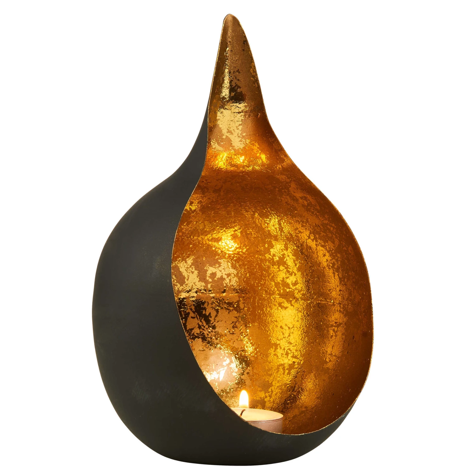 Teelichthalter Höhe 20cm DELIGHT in Schwarz-Gold Teelichthalter Höhe 20cm DELIGHT In Schwarz-Gold -Butlers butlers teelichthalter hohe 20cm delight in schwarz gold 3