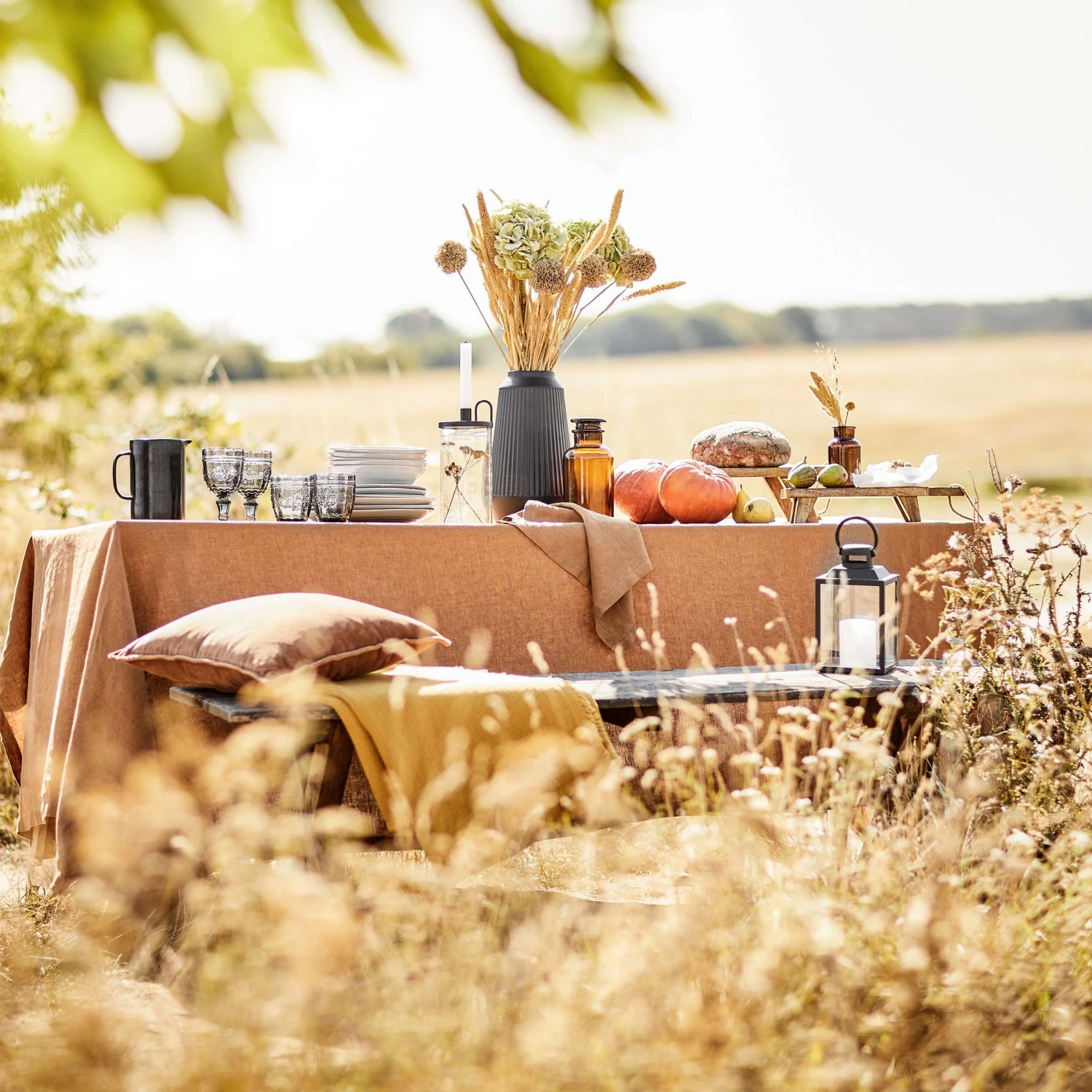 Tischdecke L 300 x B 160cm RIGA in Dunkelorange Tischdecke L 300 X B 160cm RIGA In Dunkelorange -Butlers butlers tischdecke l 300 x b 160cm riga in dunkelorange 1