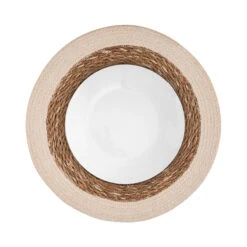 Tischset Rand 38 Cm SAUVAGE In Weiß 4 Tischset Rand 38 Cm SAUVAGE In Weiß -Butlers butlers tischset rand 38 cm sauvage in weiss 2