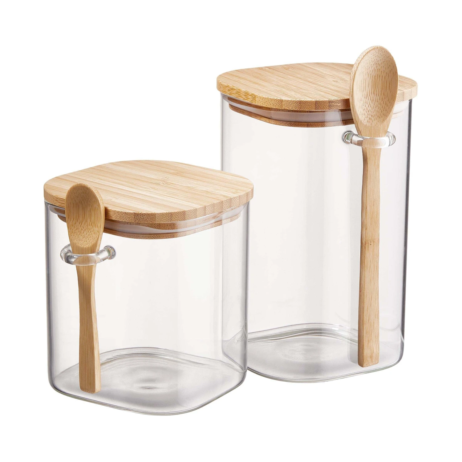 Vorratsglas-Set 2-tlg. COMPOSITION in Transparent-Natur Vorratsglas-Set 2-tlg. COMPOSITION In Transparent-Natur -Butlers butlers vorratsglas set 2 tlg composition in transparent natur