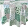 Wachstischdecke Patchwork Ø 140 Cm WATERPROOF In Grün -Butlers butlers wachstischdecke patchwork o 140 cm waterproof in grun