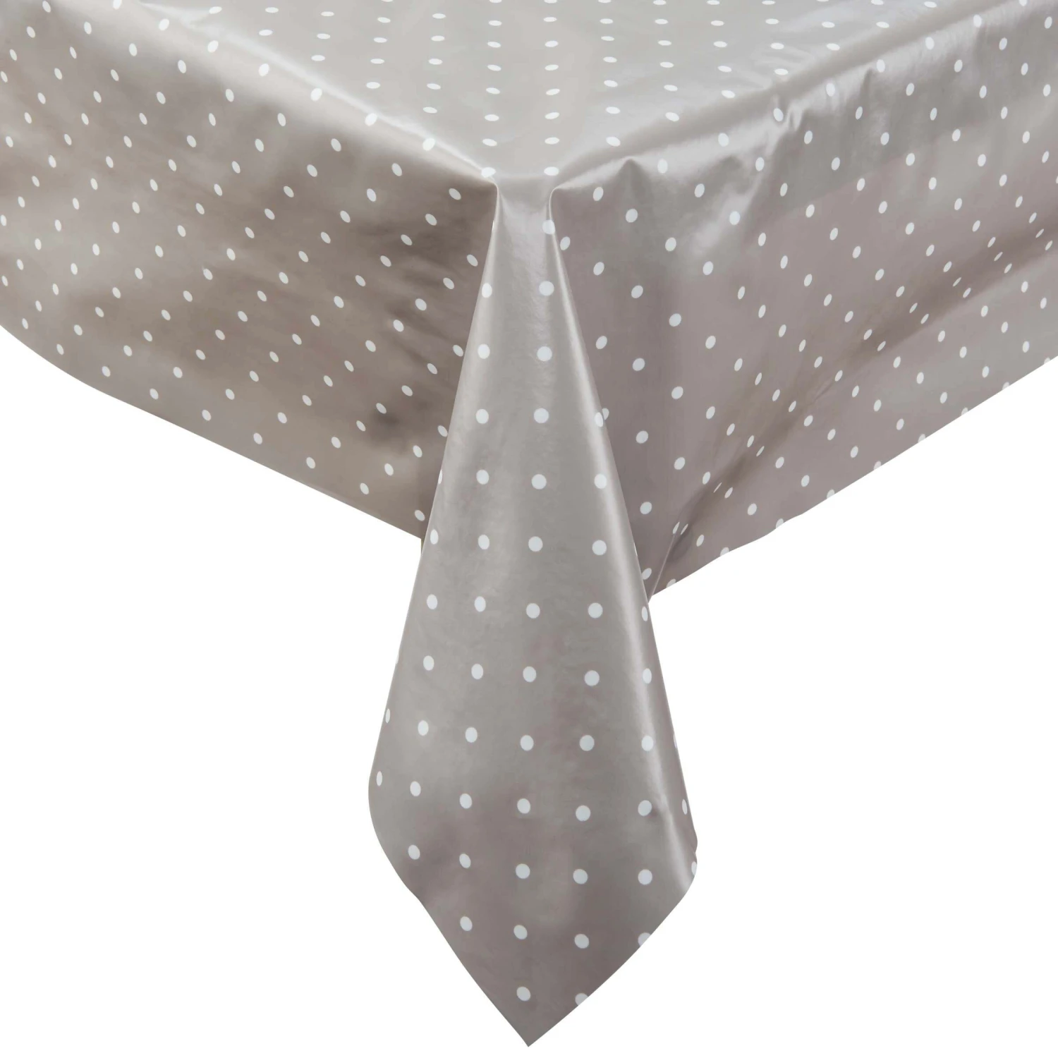 Wachstischdecke Punkte 130x160 cm WATERPROOF in Grau Wachstischdecke Punkte 130x160 Cm WATERPROOF In Grau -Butlers butlers wachstischdecke punkte 130x160 cm waterproof in grau